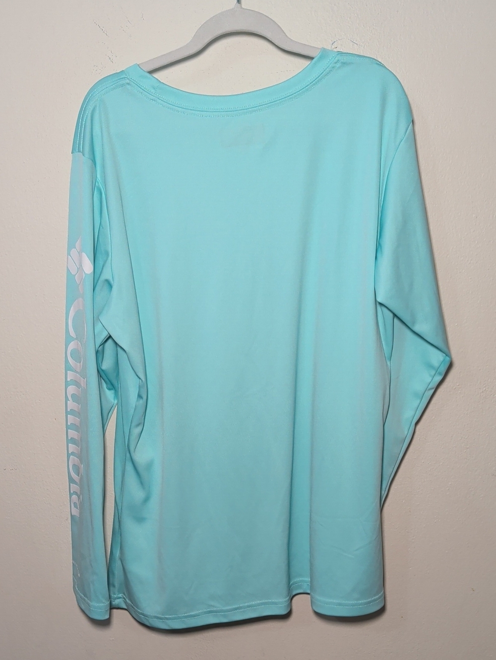 Columbia Boys' PFG Terminal Tackle Long Sleeve Shirt Blue White Fishing Size XL - Picture 5 of 5